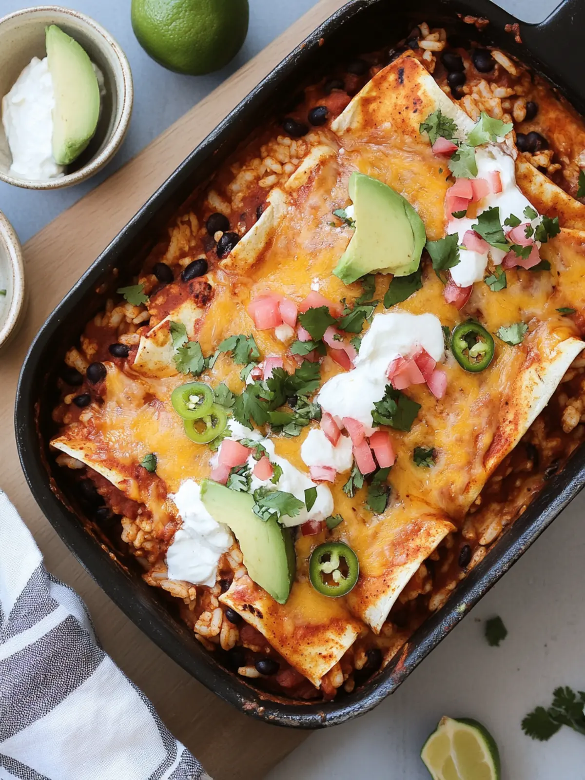 Irresistible Cinco de Mayo Black Bean & Rice Enchiladas with Queso Fresco 5 Cinco de Mayo Black Bean & Rice Enchiladas with Queso Fresco