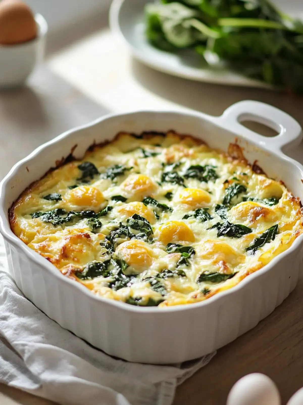 Easter Cottage Cheese Spinach Egg Bake for a Brighter Brunch 4 Easter Cottage Cheese Spinach Egg Bake