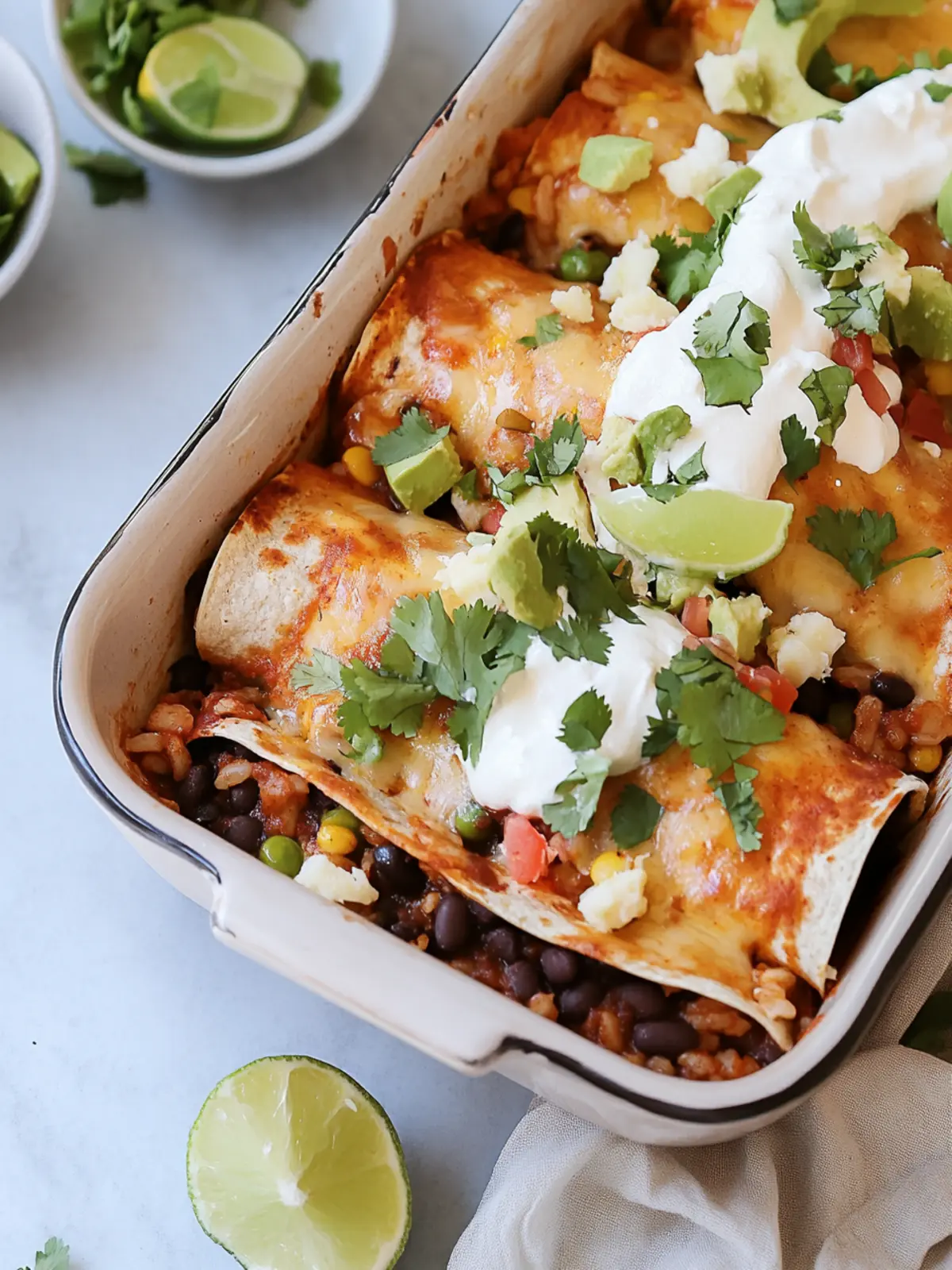 Irresistible Cinco de Mayo Black Bean & Rice Enchiladas with Queso Fresco 4 Cinco de Mayo Black Bean & Rice Enchiladas with Queso Fresco