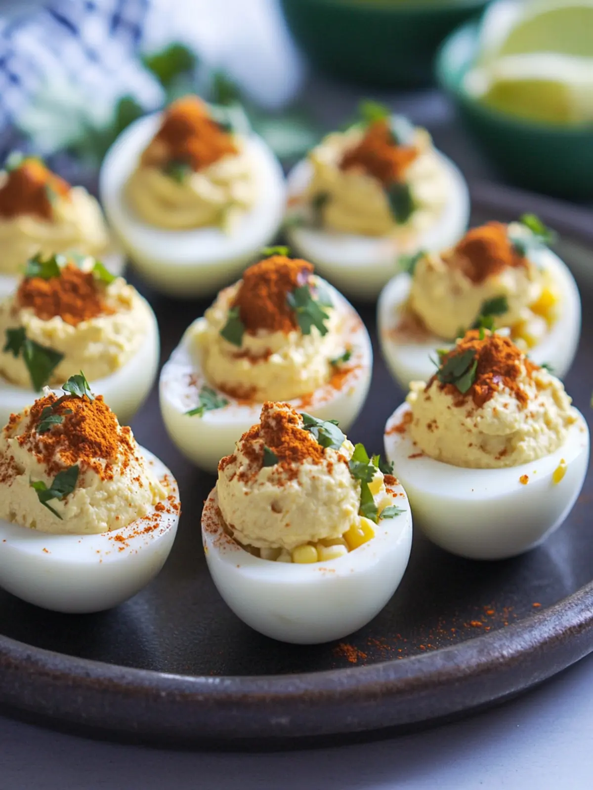 Cinco de Mayo Mexican Street Corn Deviled Eggs to Wow Your Guests 3 Cinco de Mayo Mexican Street Corn Deviled Eggs