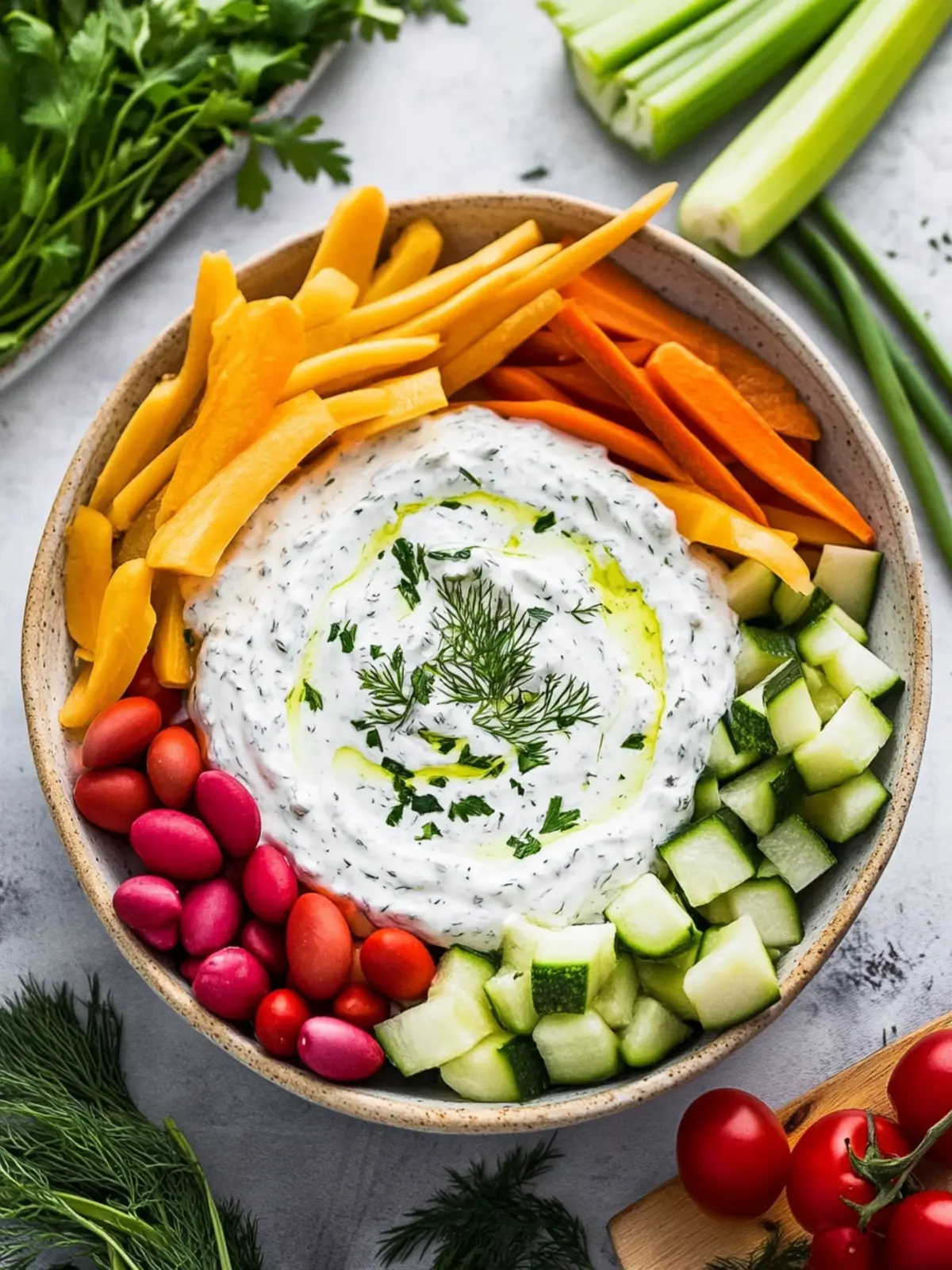Easter Greek Yogurt Veggie Dip That’s a Flavorful Hit 2 Easter Greek Yogurt Veggie Dip
