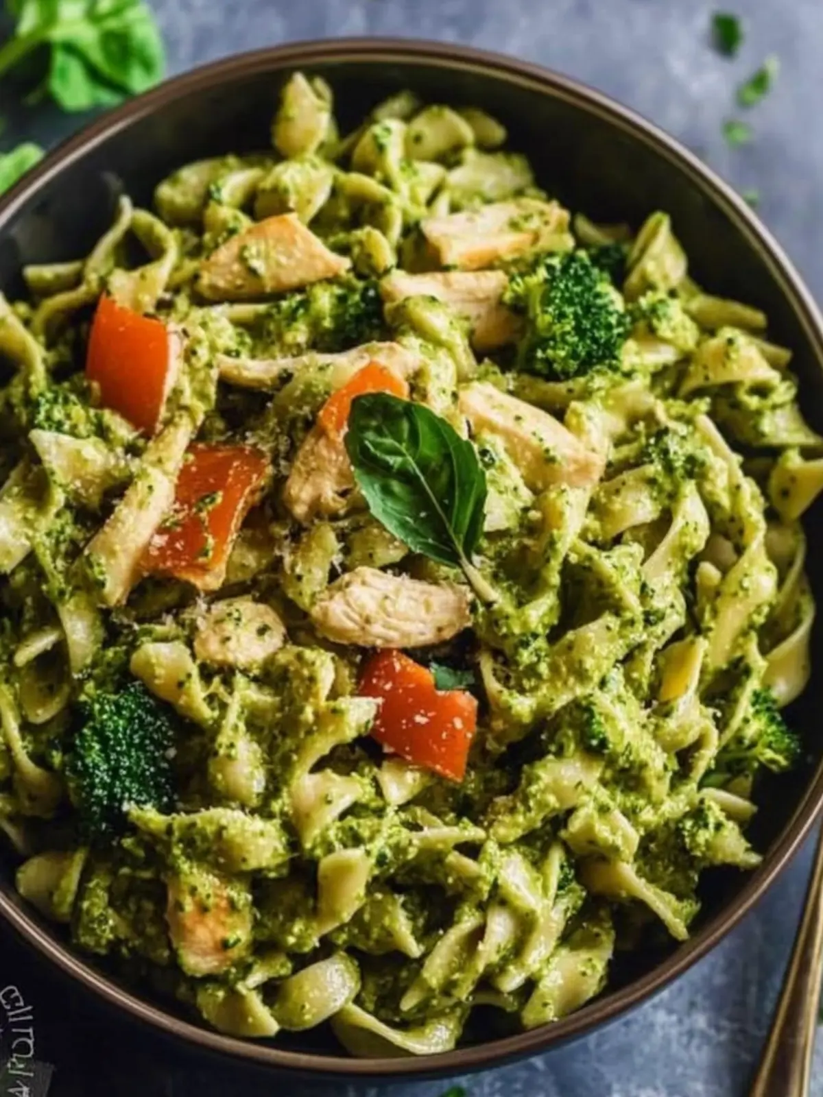 Mama's Day Delight: Chicken Pesto Pasta with Broccoli Magic 5 Mother's Day Chicken Pesto Pasta with Broccoli