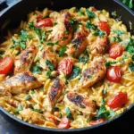 One-Pot Chicken Orzo Magic: Easy Dinner Delight 6 Easy One Pot Chicken Orzo
