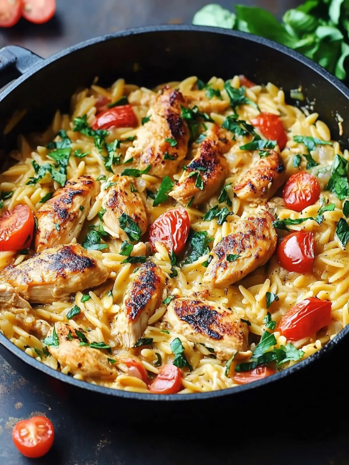 One-Pot Chicken Orzo Magic: Easy Dinner Delight 5 Easy One Pot Chicken Orzo