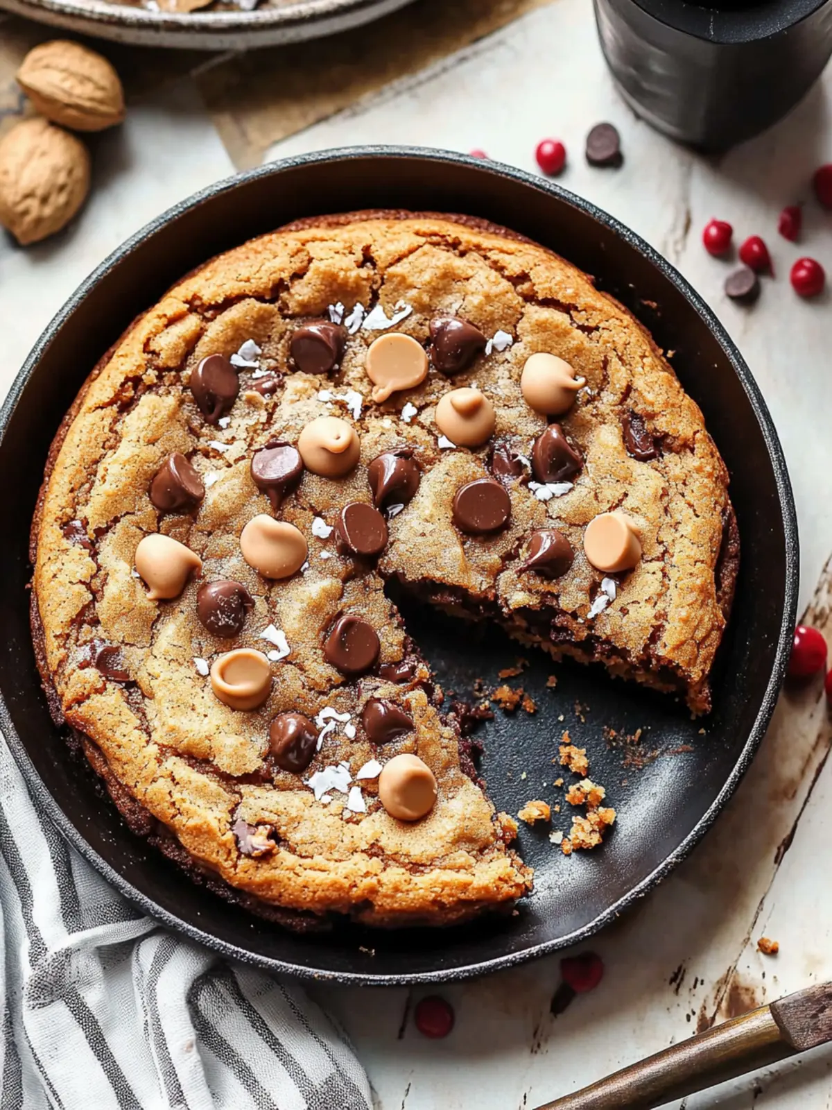 Indulge in Cinco de Mayo Brown Butter Chocolate Chip Skillet Cookie 2 Cinco de Mayo Brown Butter Chocolate Chip Skillet Cookie
