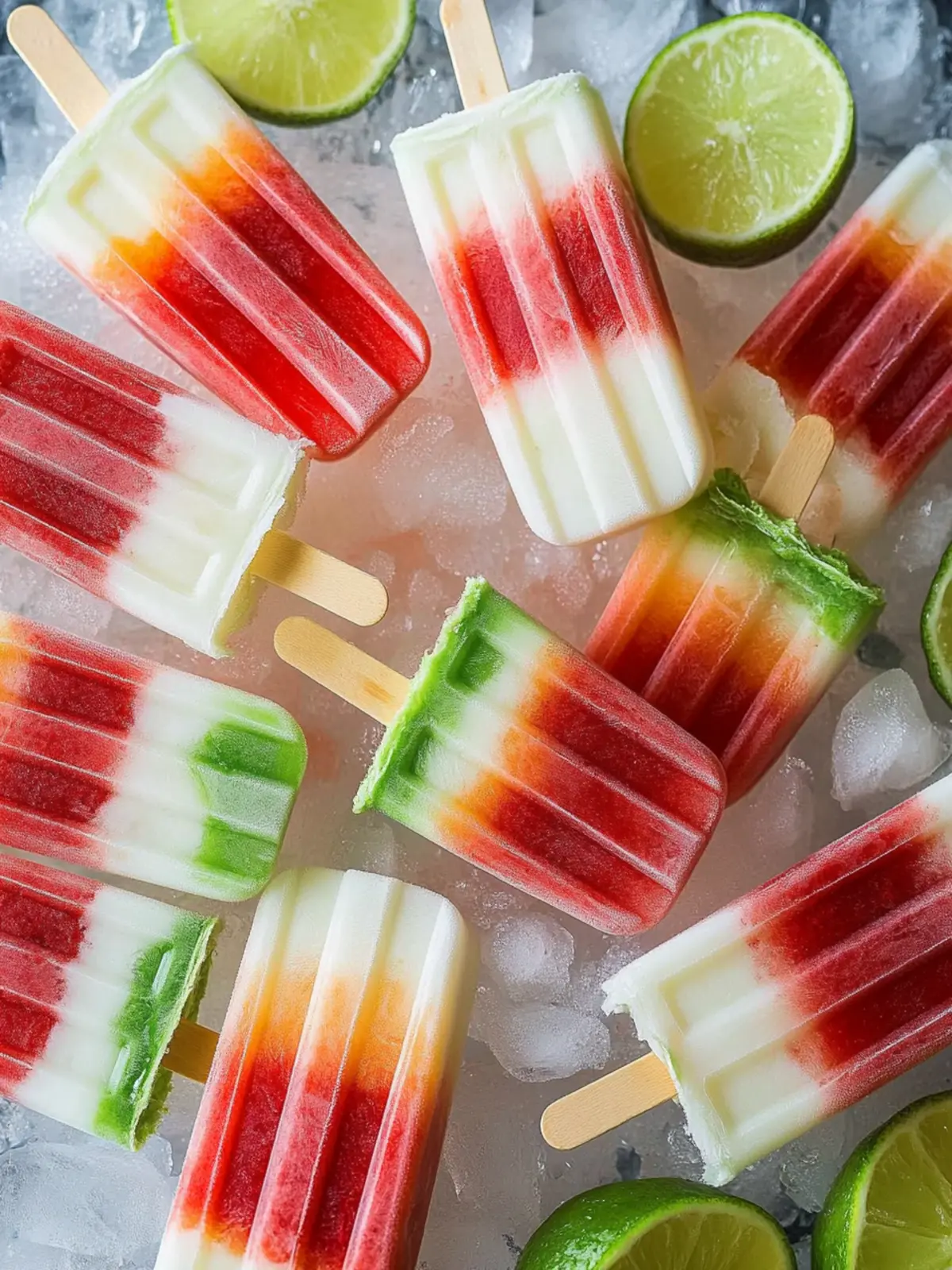 Lime Coconut Strawberry Cinco de Mayo Popsicles You'll Love 2 Cinco de Mayo Popsicles
