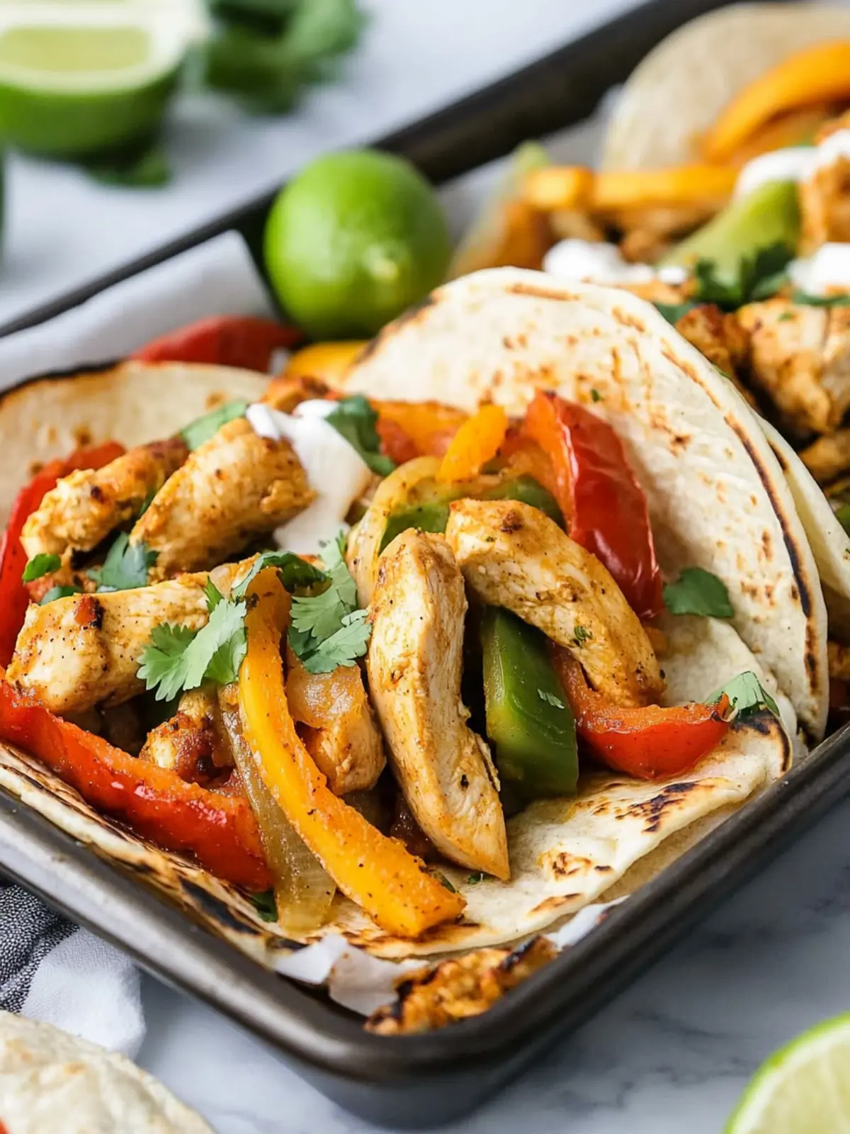 Celebrate Mom with Easy Mother's Day Sheet Pan Chicken Fajitas 3 Mother's Day Sheet Pan Chicken Fajitas
