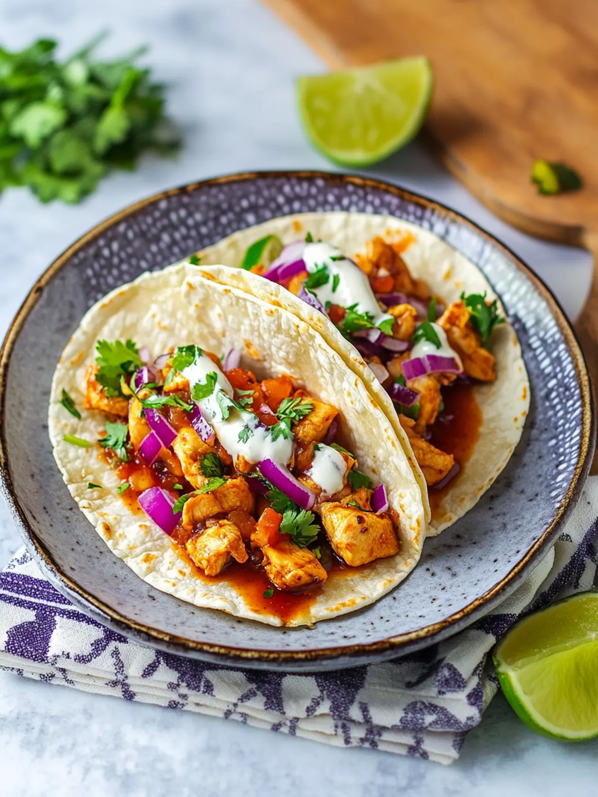 Irresistible Garlic Butter Honey BBQ Chicken Tacos for Cinco de Mayo 5 Cinco de Mayo Irresistible Garlic Butter Honey BBQ Chicken Tacos