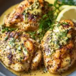Savory French Mustard Chicken Thighs in Creamy Sauce 6 French Mustard Chicken