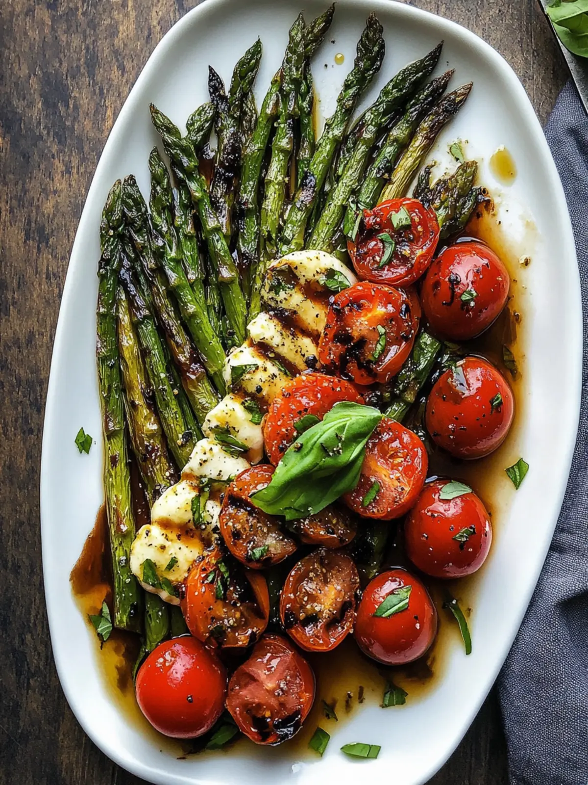 Memorial Day Caprese Roasted Asparagus to Wow Your Guests 4 Memorial Day Caprese Roasted Asparagus