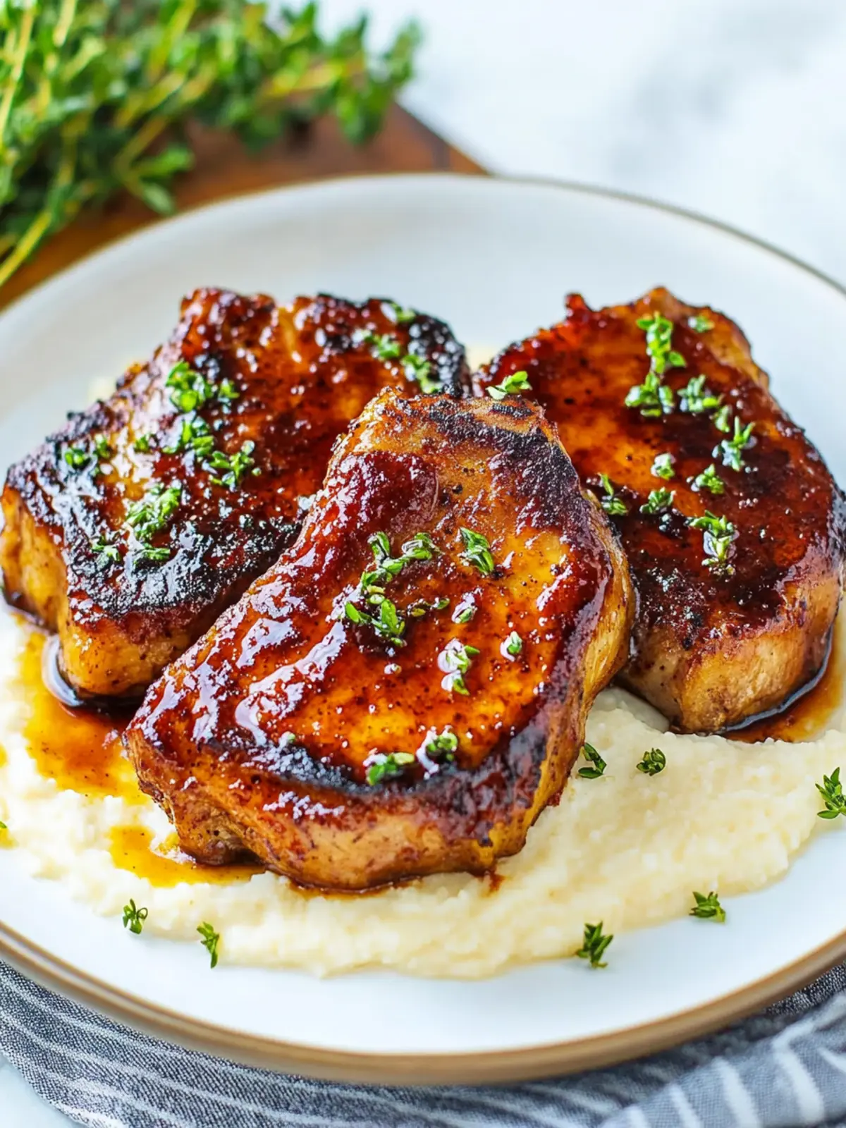 Mother's Day Brown Sugar Glazed Pork Chops for a Sweet Surprise 3 Mother's Day Brown Sugar Glazed Pork Chops