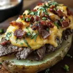 Loaded Steak Potato: The Ultimate Comfort Food Delight 8 Loaded Steak Potato