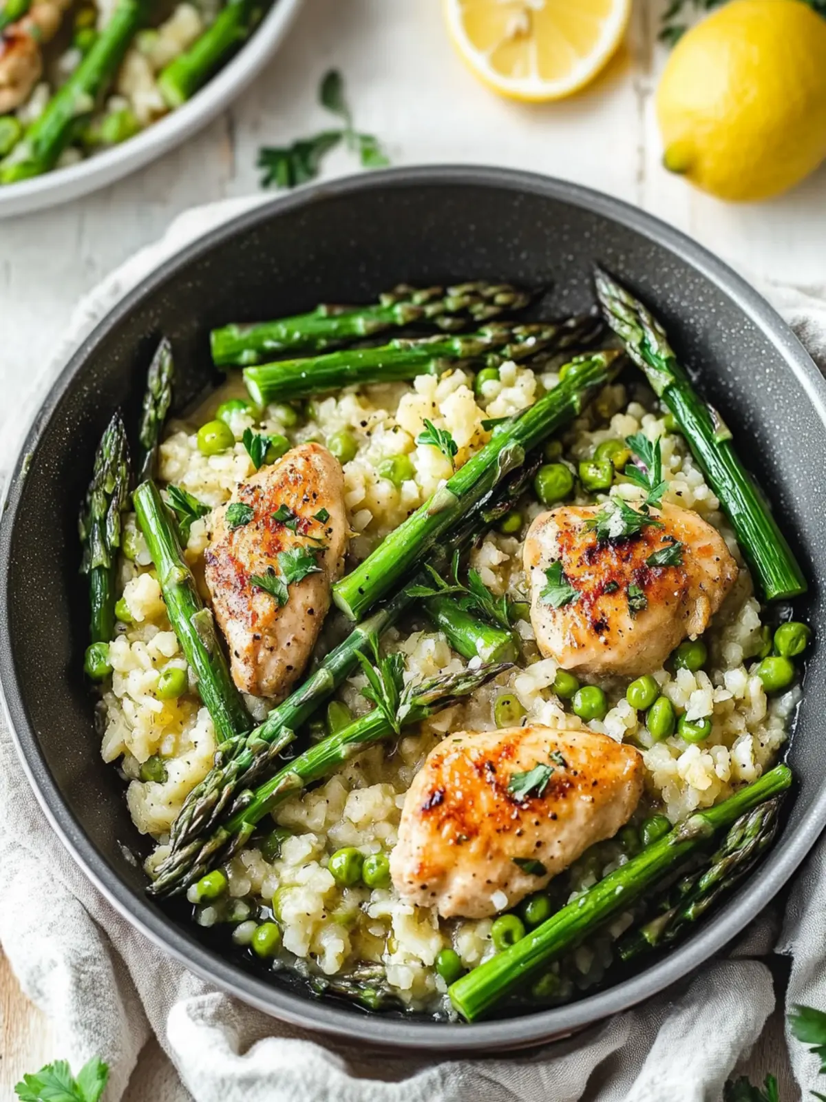 Mouthwatering Mother's Day One Pan Honey Lemon Chicken & Asparagus 5 Mother's Day One Pan Honey Lemon Chicken and Asparagus