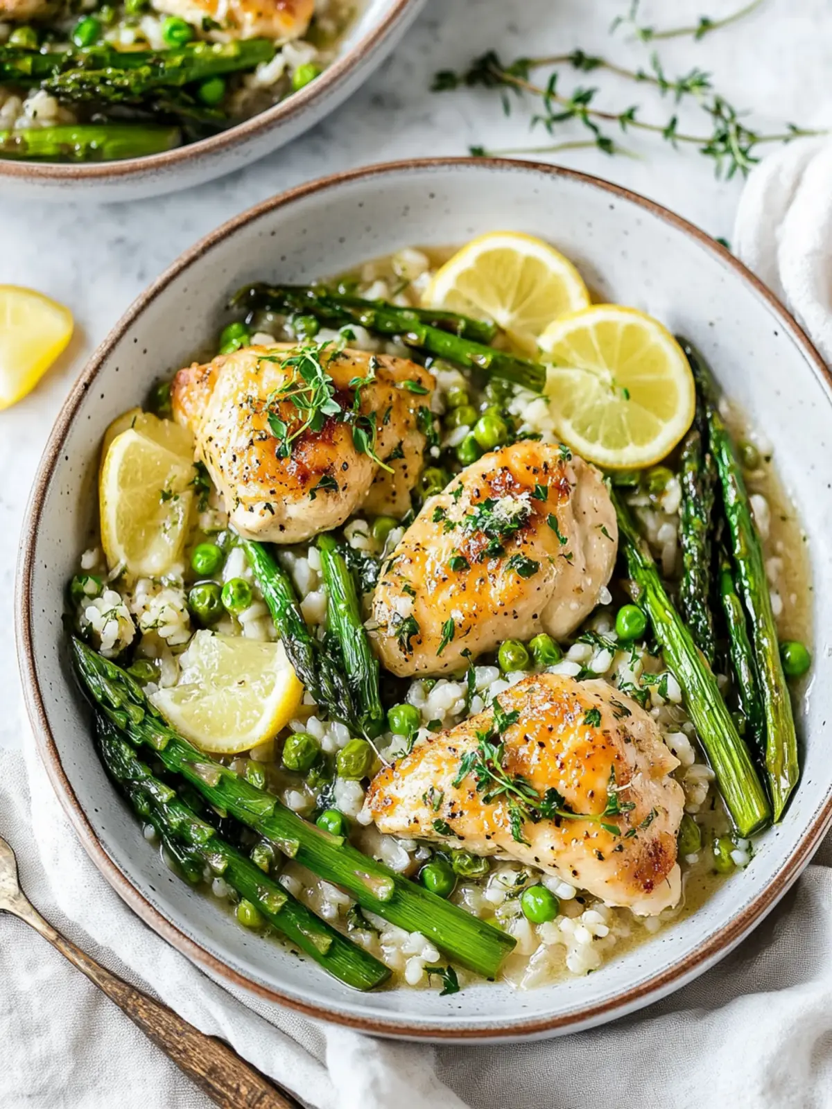 Mouthwatering Mother's Day One Pan Honey Lemon Chicken & Asparagus 2 Mother's Day One Pan Honey Lemon Chicken and Asparagus