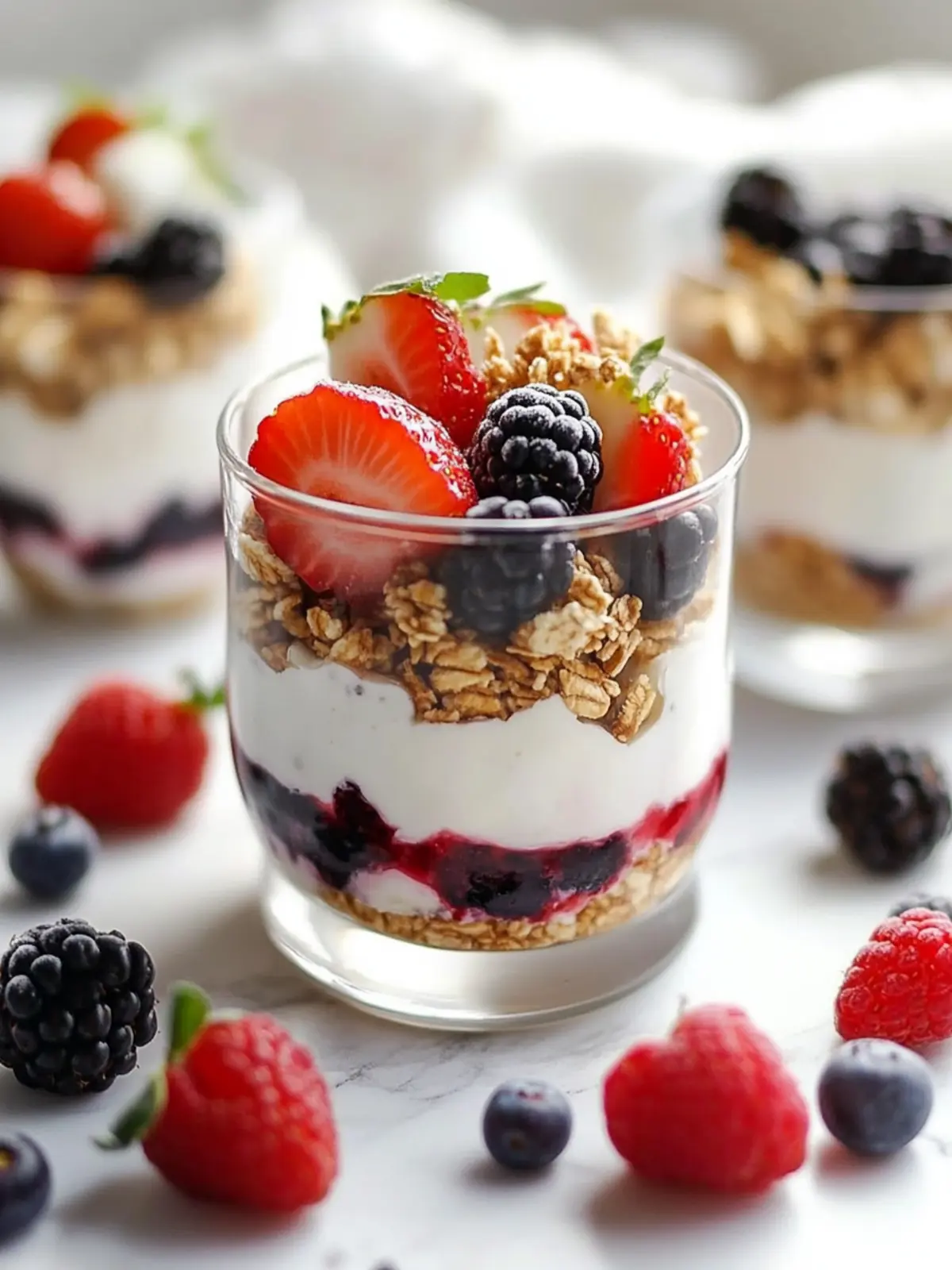 Easter Greek Yogurt Berry Parfait Cups for a Fresh Twist 4 Easter Greek Yogurt Berry Parfait Cups