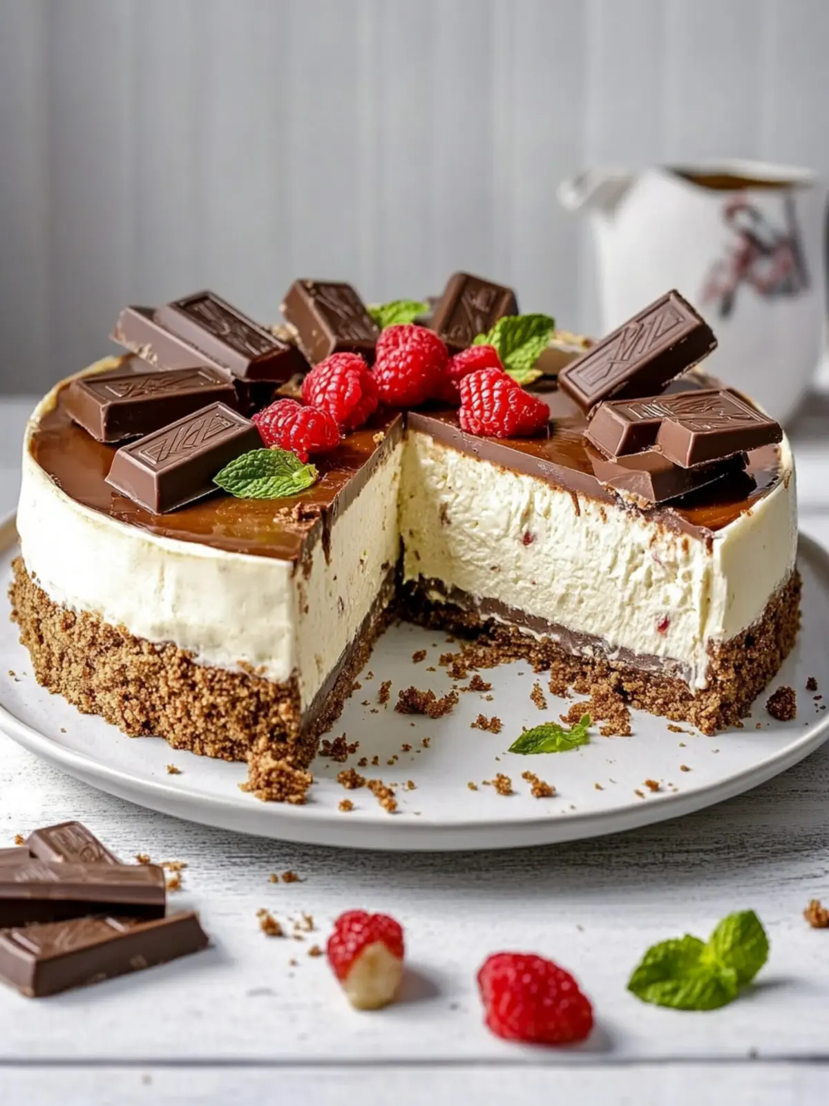 Irresistible Cinco de Mayo Viral Kit Kat Cheesecake Delight 2 Cinco de Mayo Viral Kit Kat Cheesecake