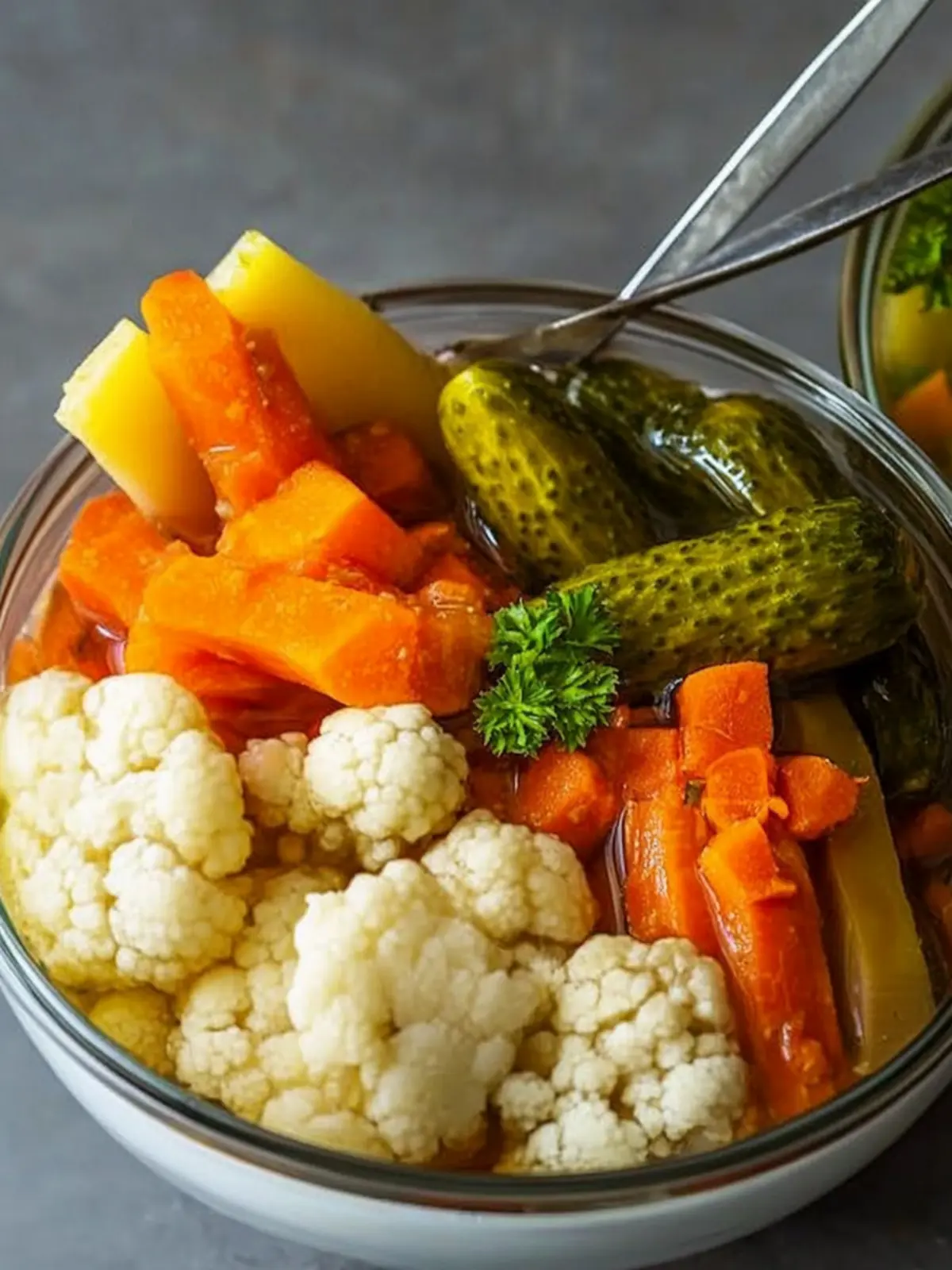 Mother's Day Torshi Shoor: Delightful Persian Pickles to Enjoy 2 Mother's Day Torshi Shoor (Persian Fermented Mixed Pickles)
