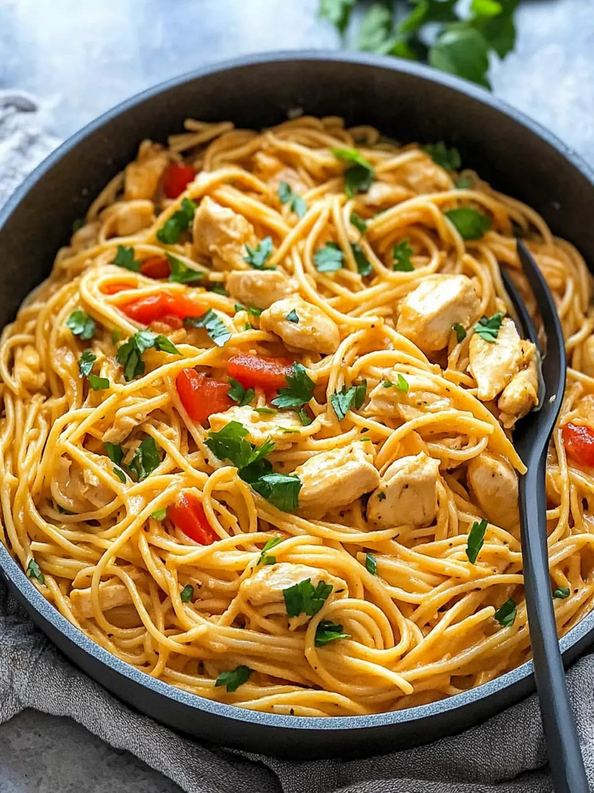 Easy One Pot Chicken Spaghetti for Busy Weeknight Heroes 4 Easy One Pot Chicken Spaghetti