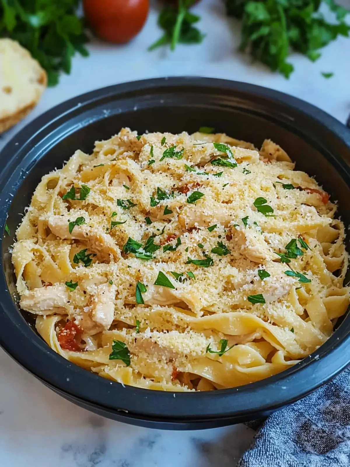 Garlic Parmesan Chicken Pasta: A Comfort Food Delight 2 Garlic Parmesan Chicken Pasta