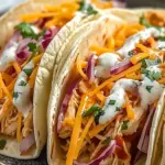 Indulge in Creamy Cheddar Ranch Chicken Tacos Tonight 9 Creamy Cheddar Ranch Chicken Tacos