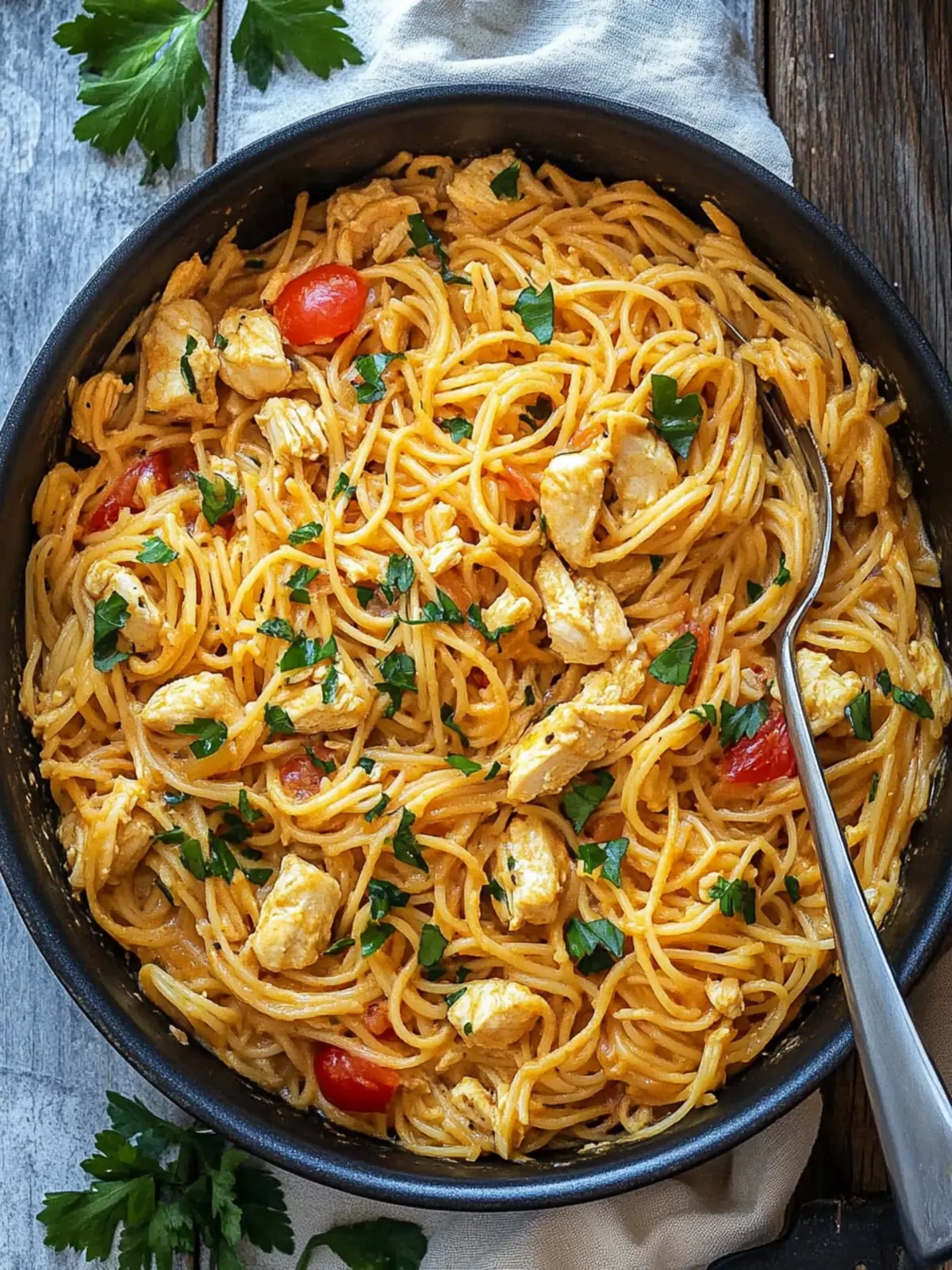 Easy One Pot Chicken Spaghetti for Busy Weeknight Heroes 2 Easy One Pot Chicken Spaghetti