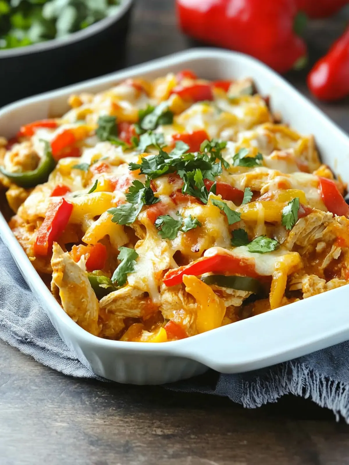 Savory Chicken Fajita Casserole: Easy Weeknight Delight 2 Chicken Fajita Casserole