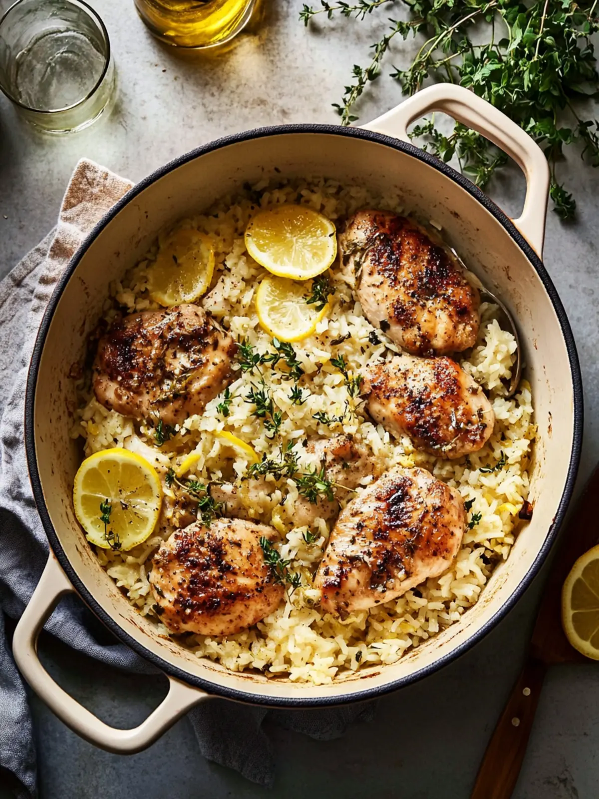 Easy One Pot Greek Chicken and Lemon Rice You'll Love 5 Easy One Pot Greek Chicken and Lemon Rice