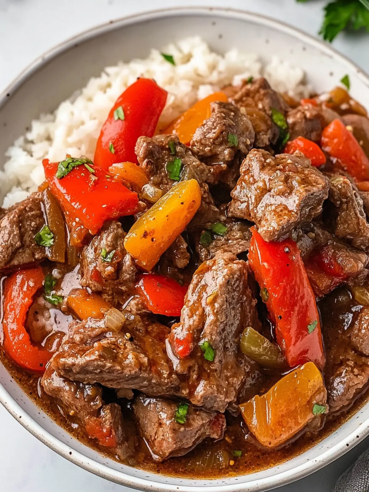 Mother's Day Slow Cooker Pepper Steak: Effortless Comfort Dish 3 Mother's Day Slow Cooker Pepper Steak