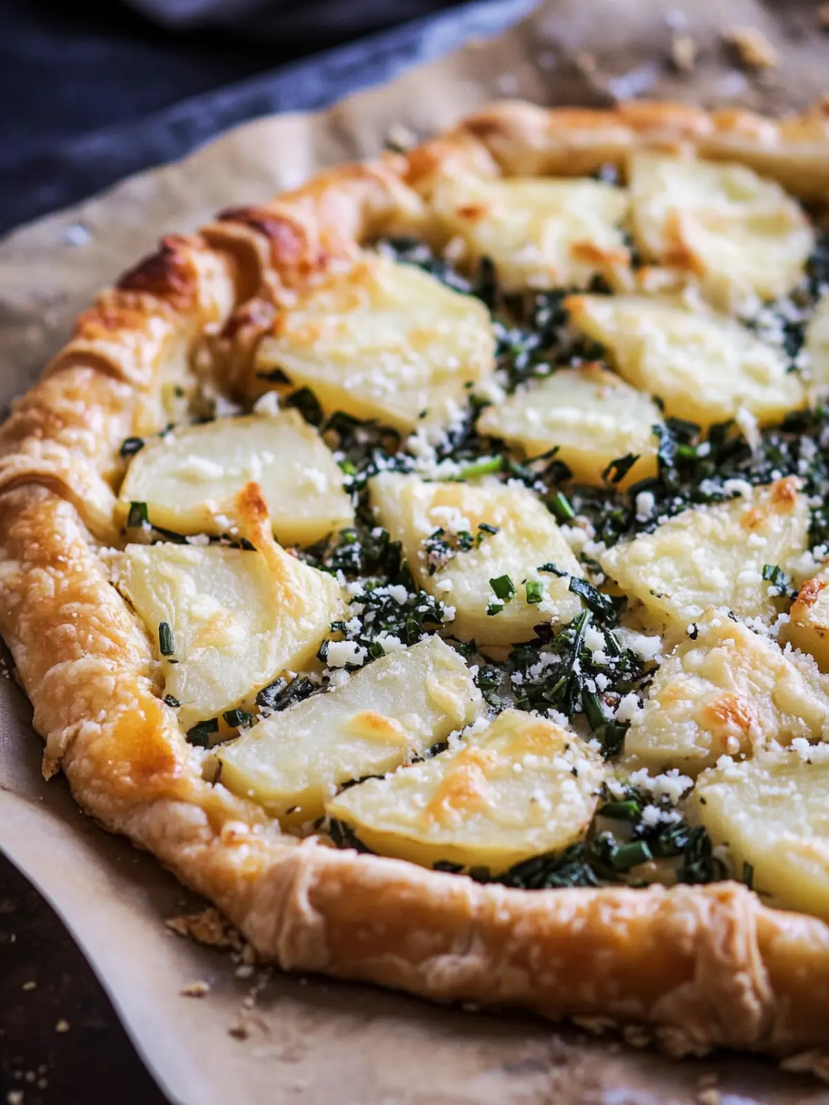 Cinco de Mayo Cheesy Potato Chive Galette for a Festive Feast 5 Cinco de Mayo Cheesy Potato Chive Galette.
