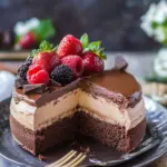 Indulge Mom with Mother's Day Double Chocolate Mousse Cake 6 Mother's Day Double Chocolate Mousse Cake