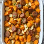 Delicious Cinco de Mayo Maple Dijon Sweet Potato Apple Bake 7 Cinco de Mayo Maple Dijon Sweet Potato Apple Sausage Bake