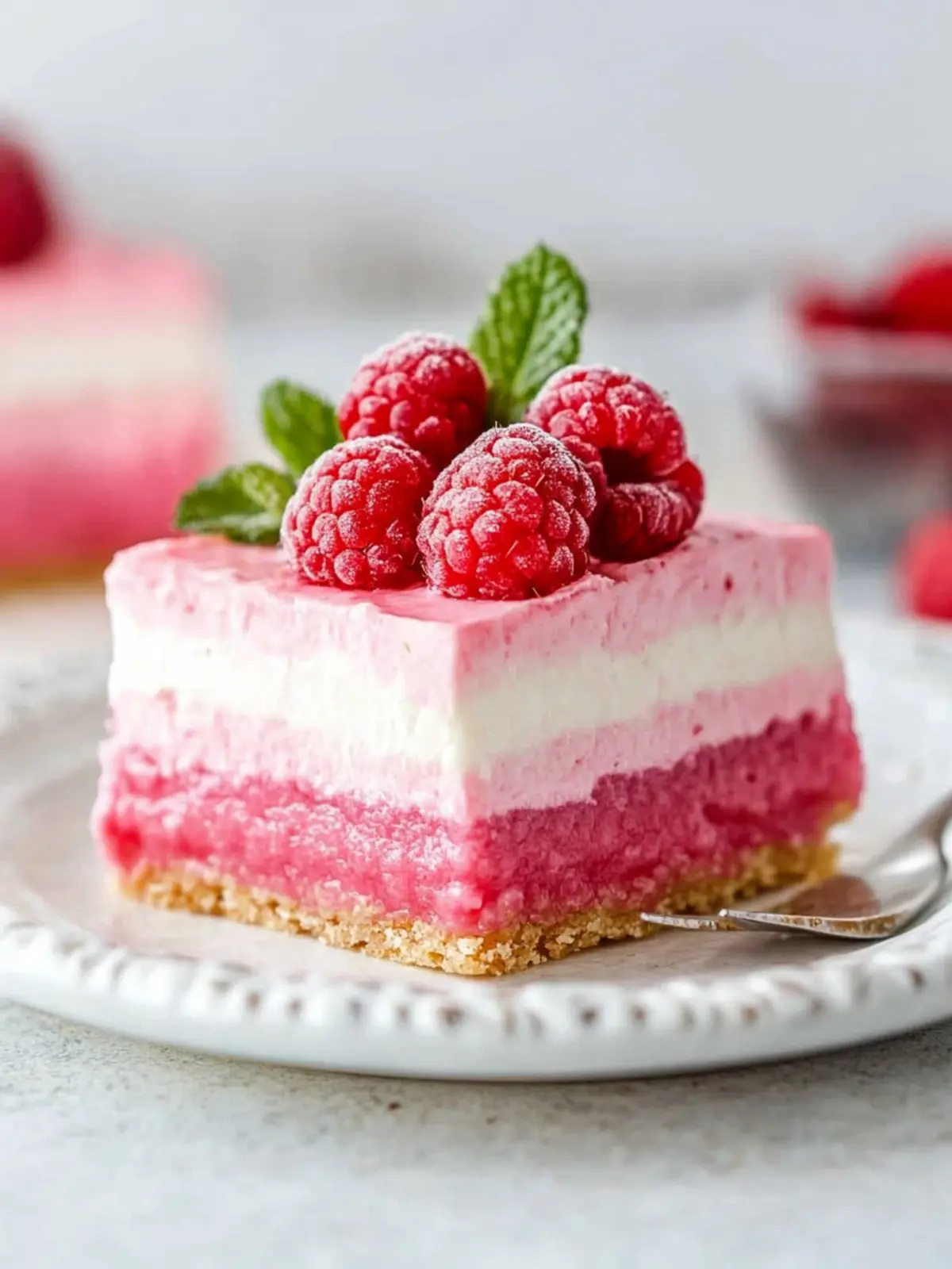 No Bake Raspberry Cream Dream Bars That Wow Every Tastebud 2 No Bake Raspberry Cream Dream Bars