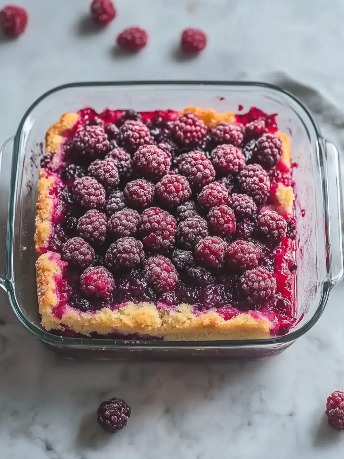 Mulberry Dump Cake Recipe with Jammy Berries & Crumbly Topping 3 Mulberry Dump Cake Recipe with Jammy Berries and Golden Topping