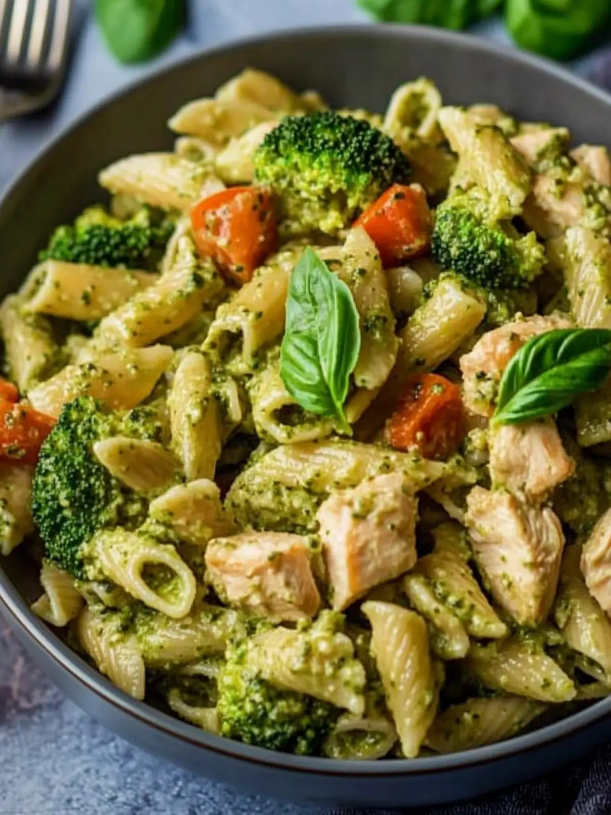 Mama's Day Delight: Chicken Pesto Pasta with Broccoli Magic 4 Mother's Day Chicken Pesto Pasta with Broccoli