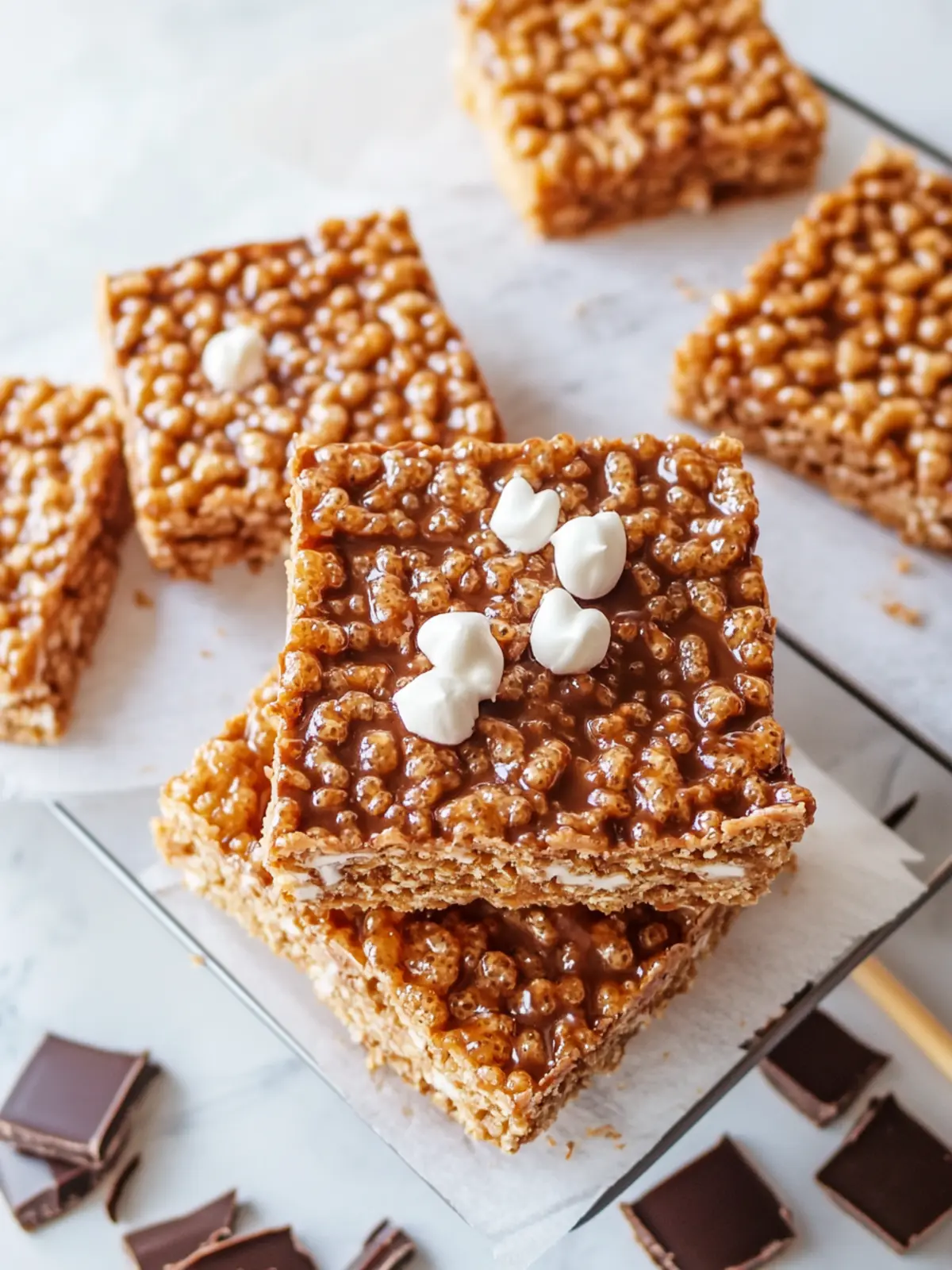 Decadent Chocolate Churro Rice Krispie Treats You’ll Love 5 Chocolate Churro Rice Krispie Treats