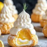 Light & Zesty Cinco de Mayo Choux Pastries with Lemon Cream 9 Cinco de Mayo Light choux pastries filled with lemon cream