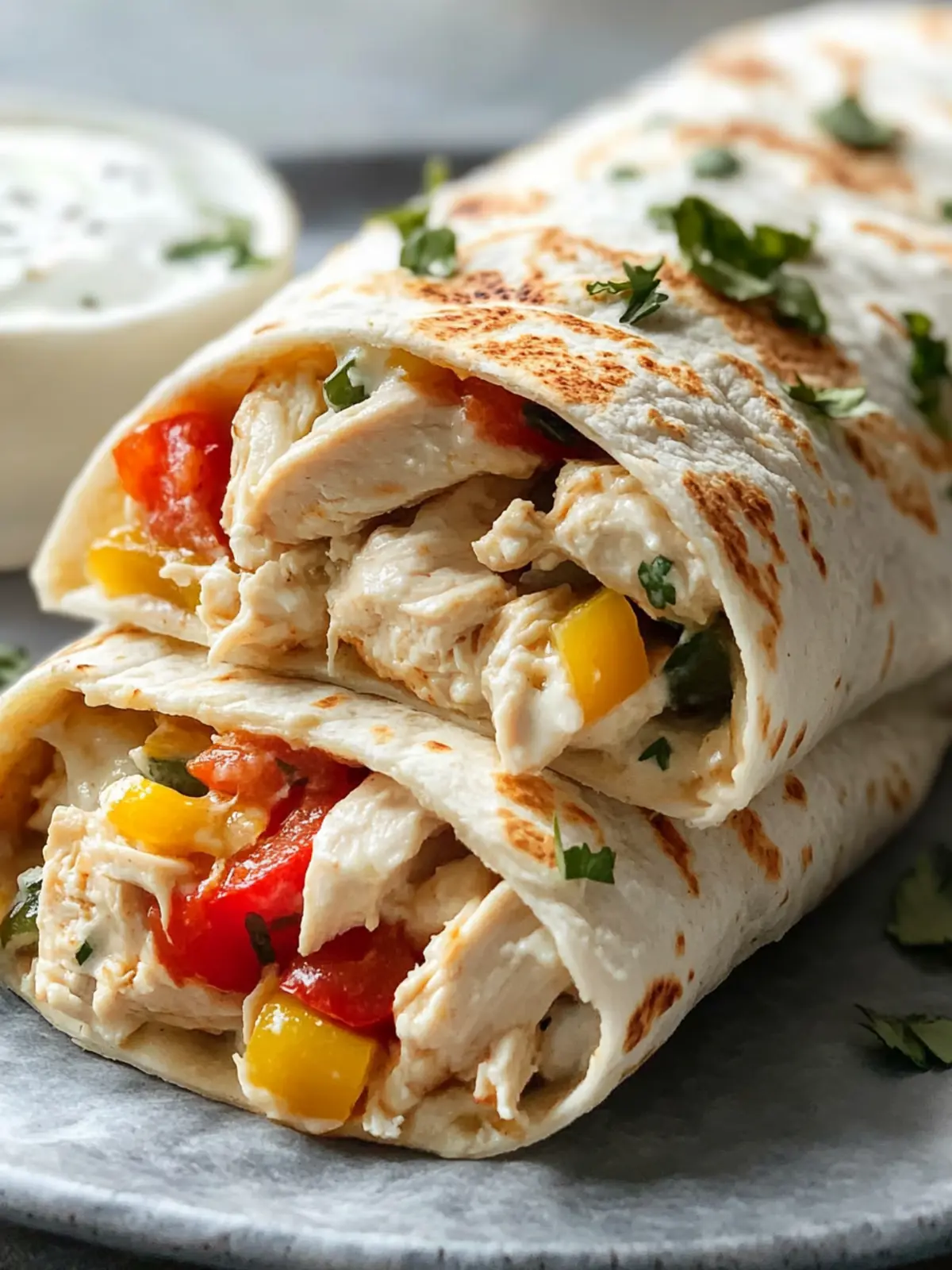 Savory Chicken Bell Pepper Ranch Burritos for Flavor Lovers 3 Chicken Bell Pepper Ranch Burritos