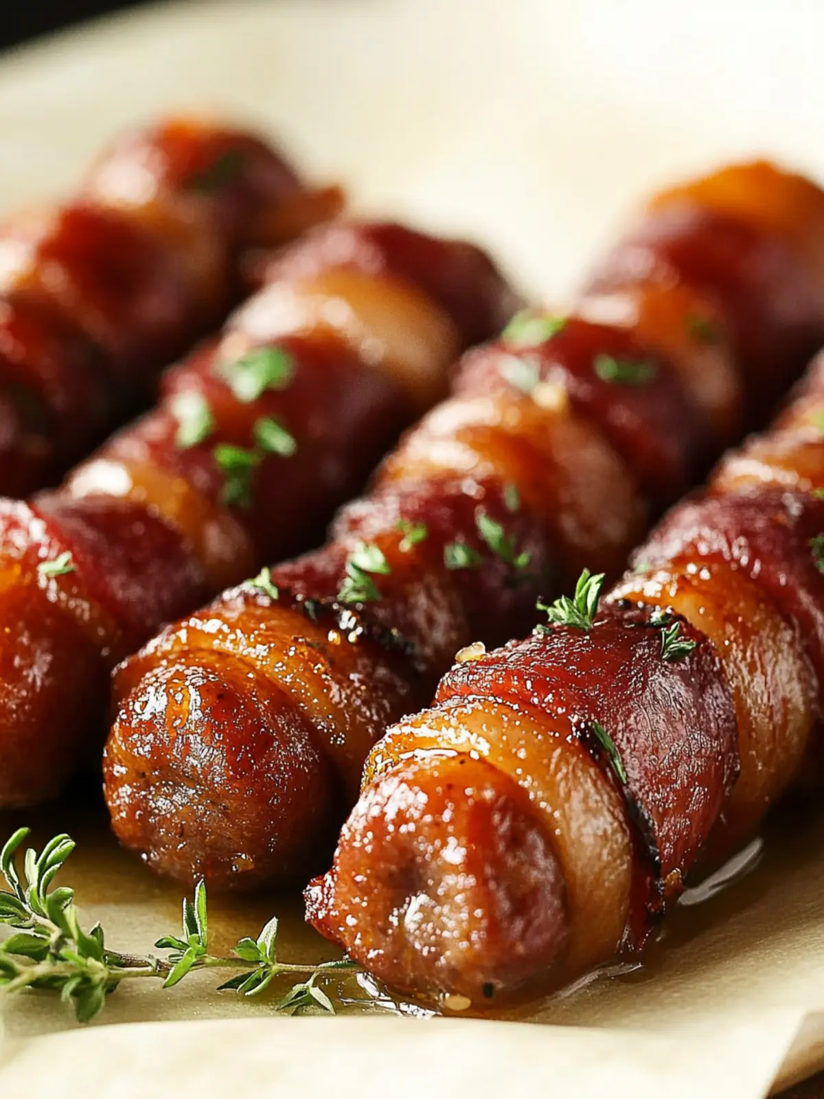 Memorial Day Bacon Wrapped Smokies with Sweet Brown Sugar Bliss 5 Memorial Day Bacon Wrapped Smokies with Brown Sugar and Butter
