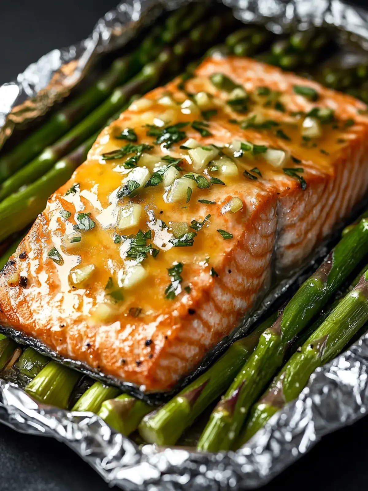 Delicious Garlic Salmon Foil Packets With Asparagus Made Easy 5 Garlic Salmon Foil Packets With Asparagus