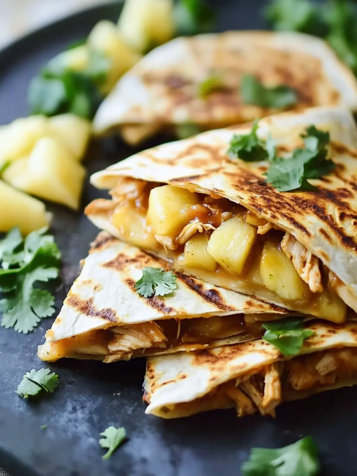 BBQ Chicken Pineapple Quesadillas for Ultimate Flavor Bliss 5 BBQ Chicken Pineapple Quesadillas