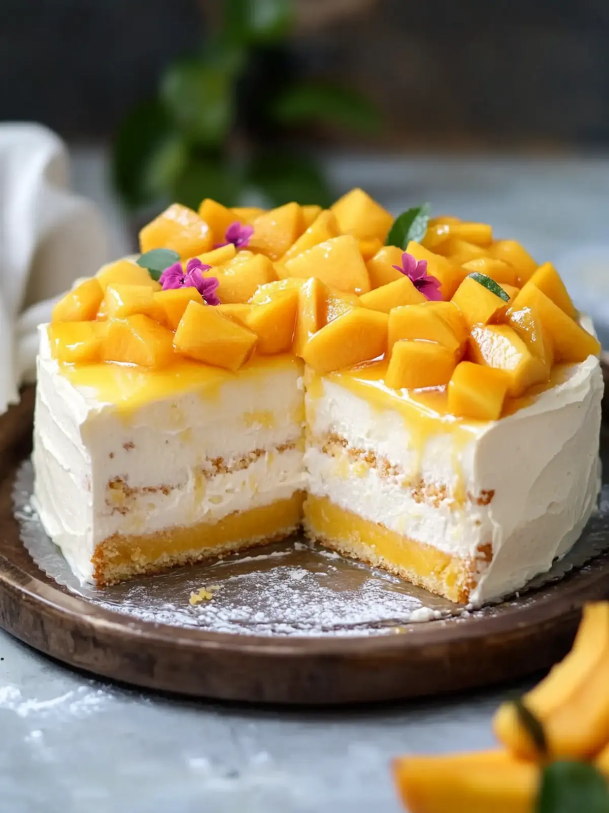 Mango Tres Leches Cake: A Tropical Twist on Classic Flavor 5 Mango Tres Leches Cake