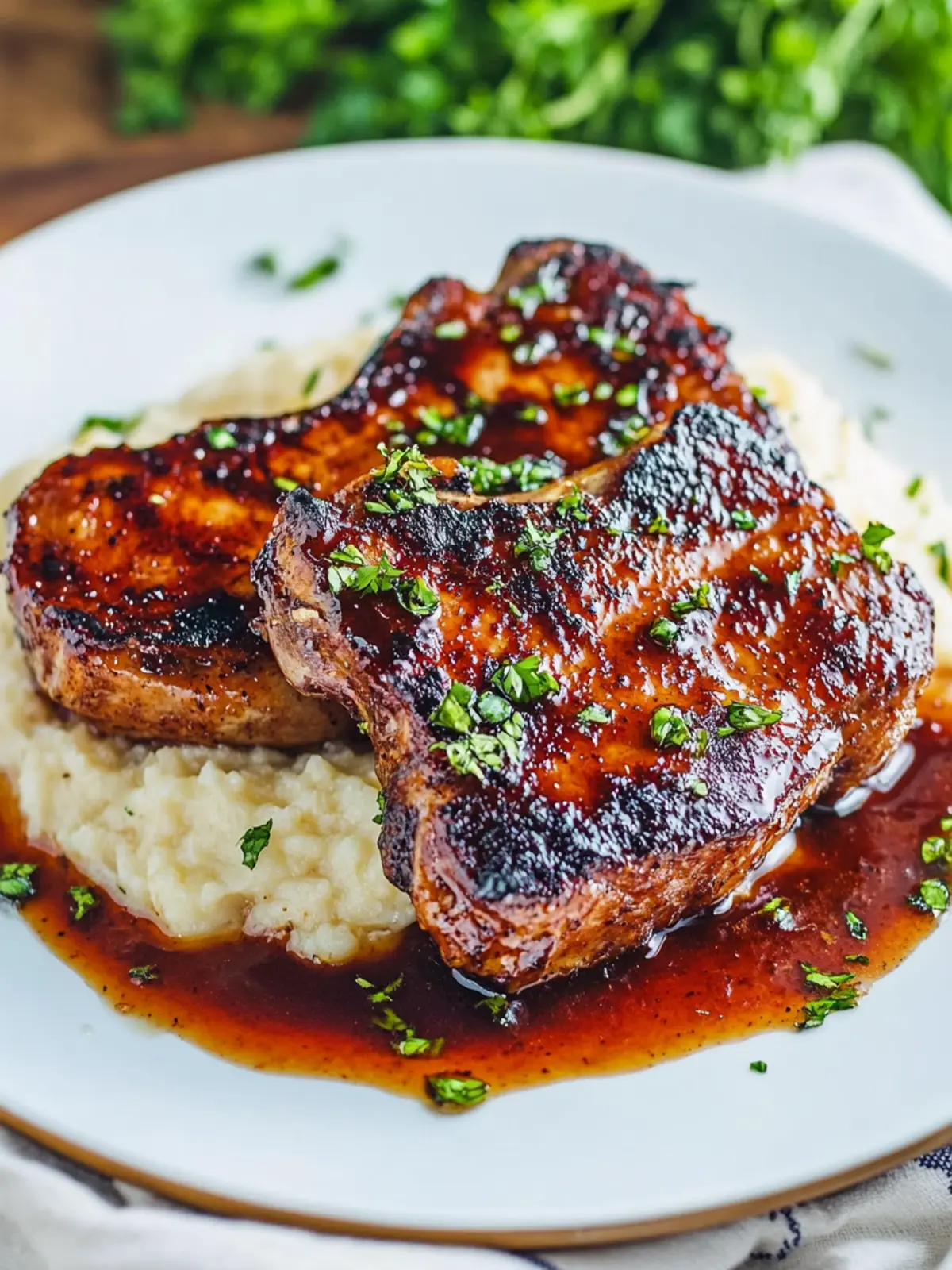 Mother's Day Brown Sugar Glazed Pork Chops for a Sweet Surprise 4 Mother's Day Brown Sugar Glazed Pork Chops
