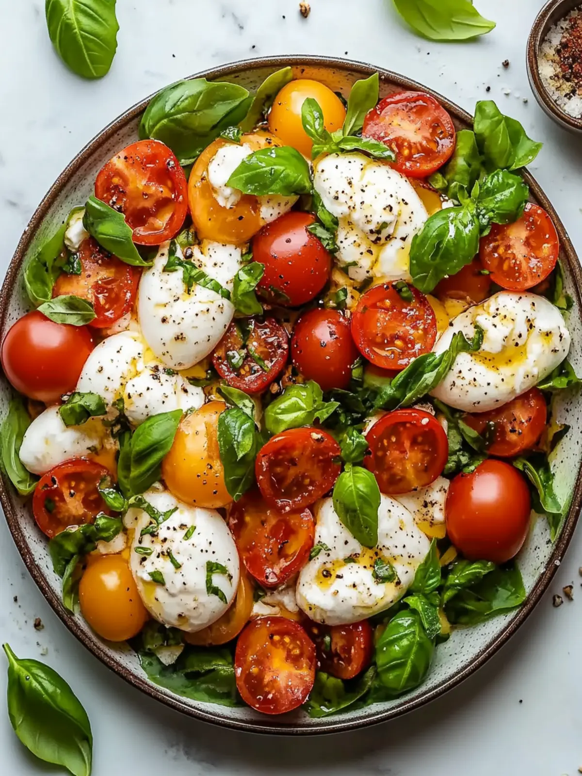 Indulge Mom with a Mother's Day Caprese Salad with Burrata 2 Mother's Day Caprese Salad with Burrata