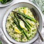 Creamy Vegan Asparagus Risotto for a Cozy Night In 2 Vegan Asparagus Risotto
