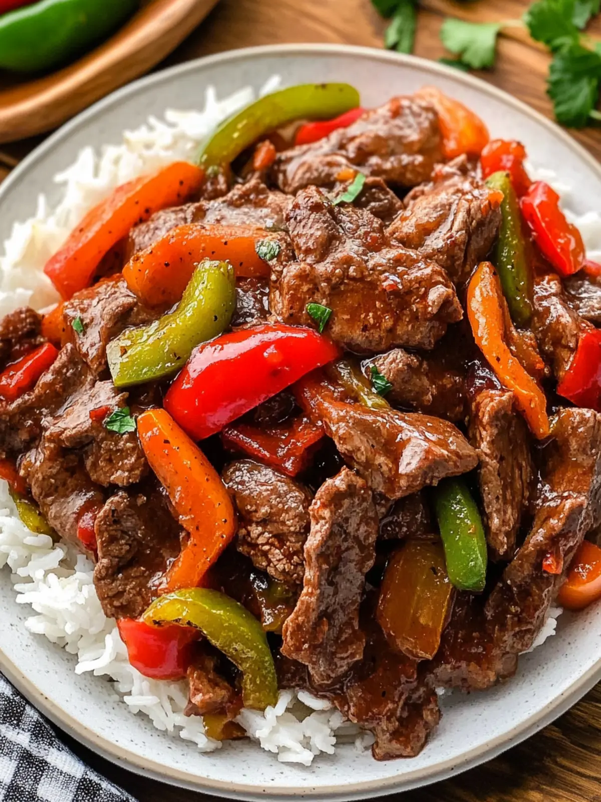 Mother's Day Slow Cooker Pepper Steak: Effortless Comfort Dish 4 Mother's Day Slow Cooker Pepper Steak