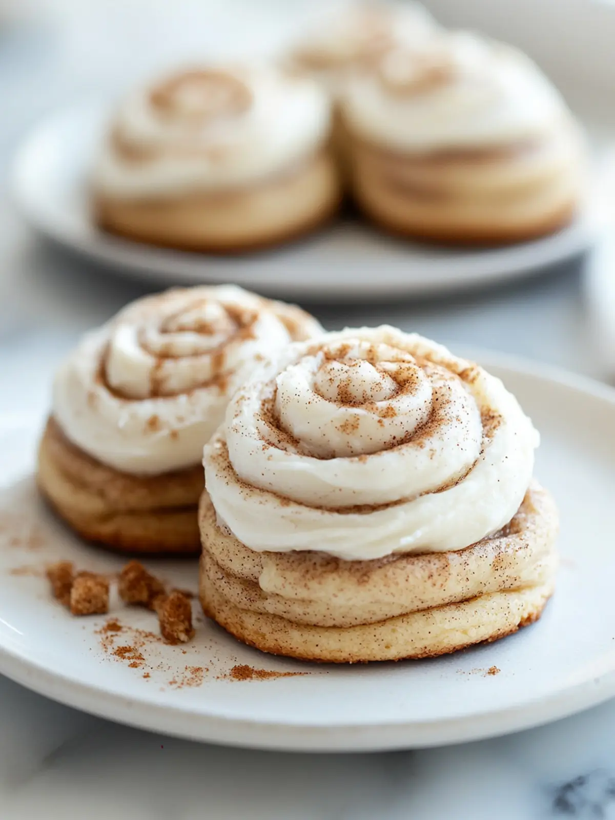 Mouthwatering Cinnamon Roll Cookies with Cream Cheese Frosting 3 Cinnamon Roll Cookies with Cream Cheese Frosting