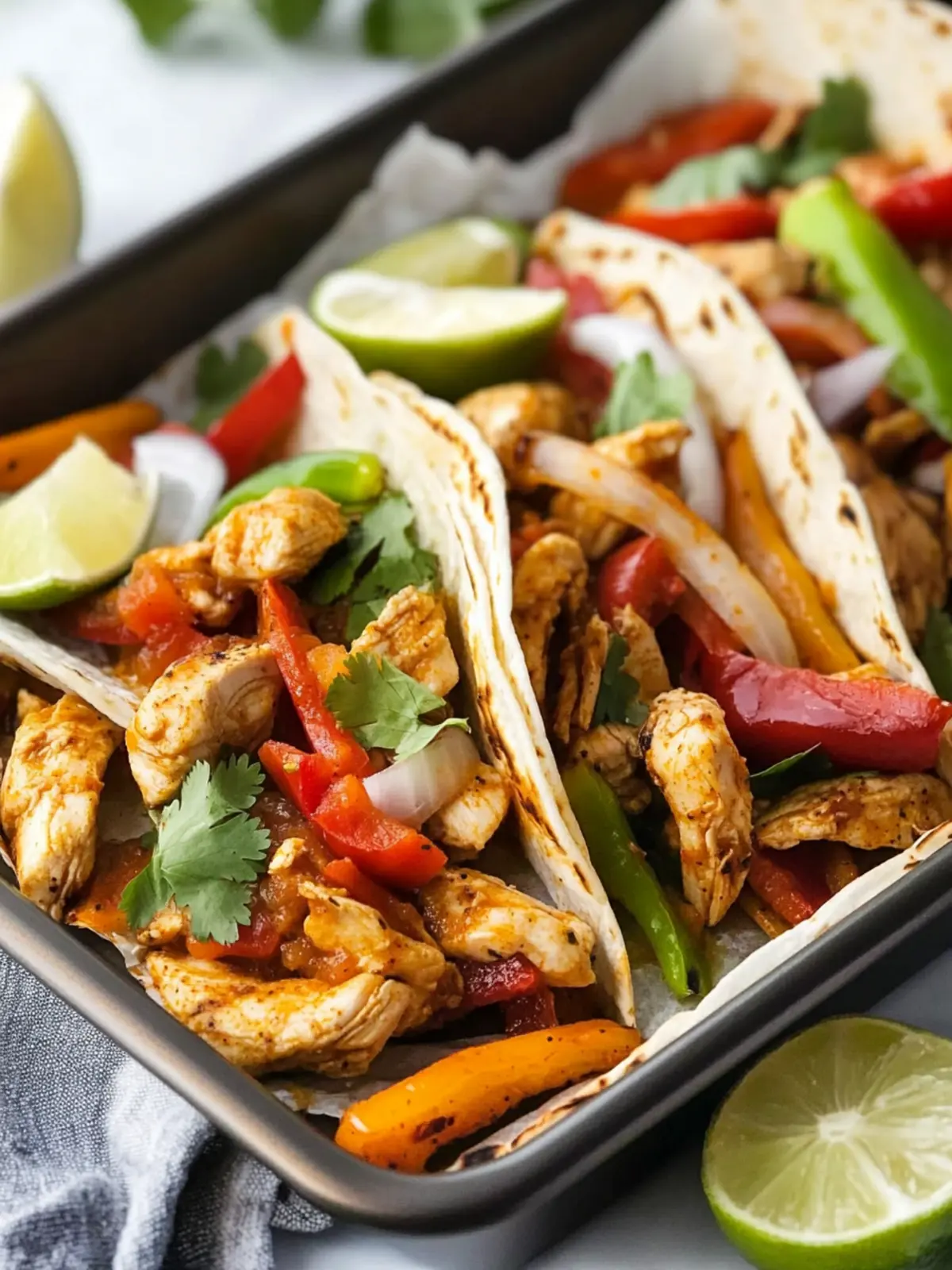 Celebrate Mom with Easy Mother's Day Sheet Pan Chicken Fajitas 2 Mother's Day Sheet Pan Chicken Fajitas
