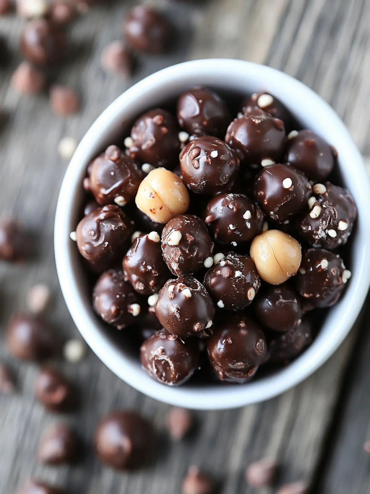 Chocolate-Covered Chickpeas: 3 Ingredients for Guilt-Free Bliss 5 Chocolate-Covered Chickpeas (3 Ingredients)