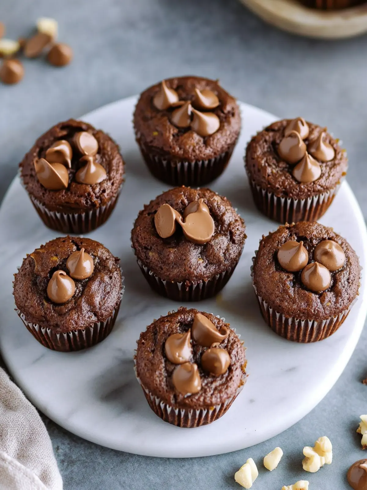 Delicious Chocolate Veggie Muffins That Sneak in Greens 3 Chocolate Veggie Muffins