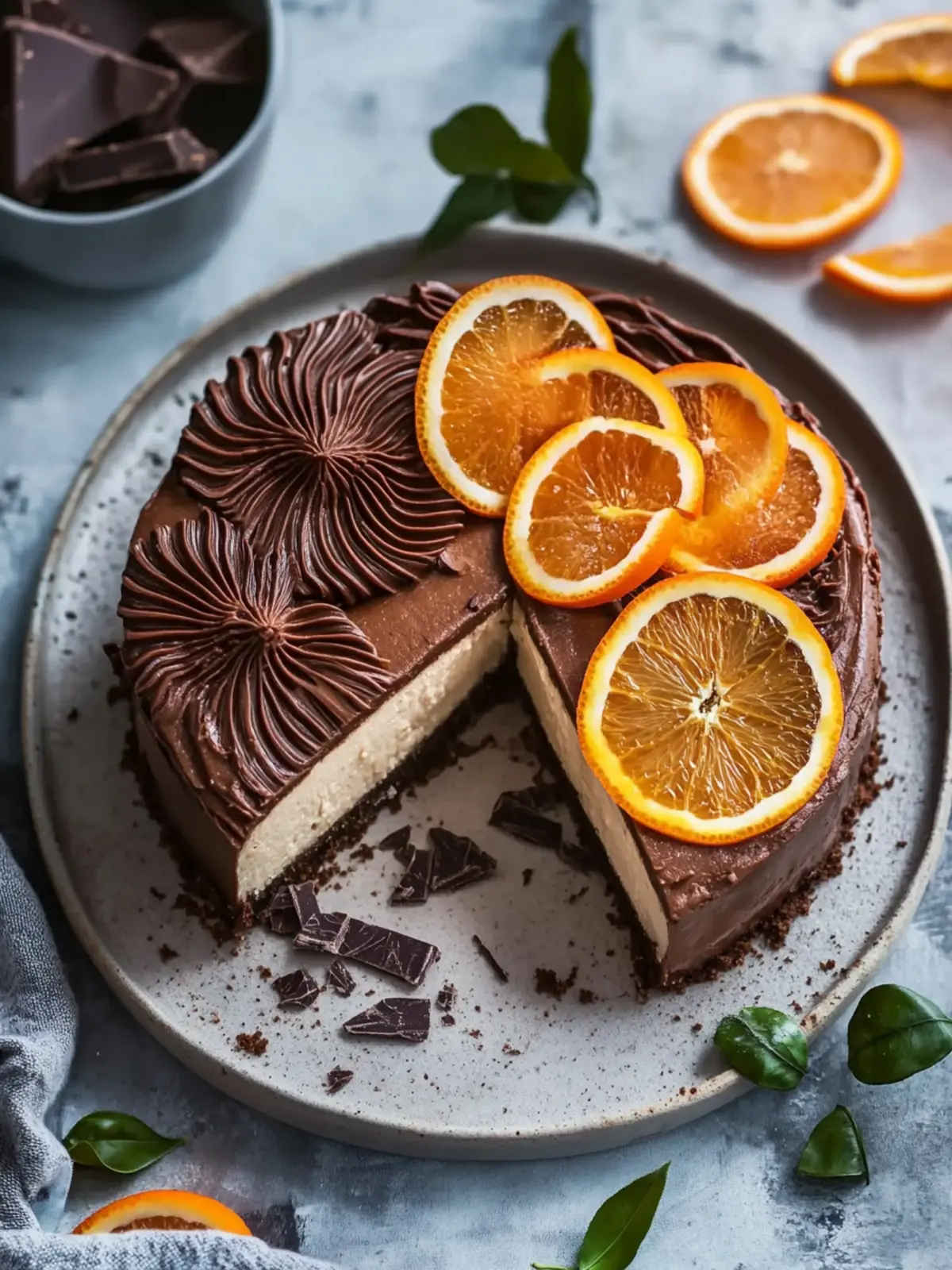 Decadent Chocolate Orange Cheesecake to Wow Your Guests 3 Chocolate Orange Cheesecake